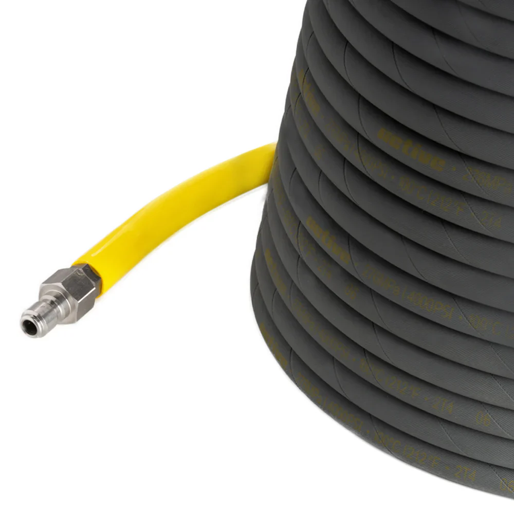 Active Pressure Washer Extension Hose 5/16” Steel Braided 50ft 75ft 100ft - Image 3