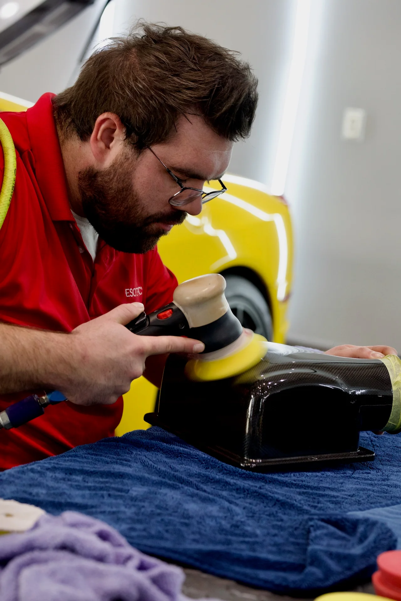 RUPES DA Yellow Polishing Pad for Dual Action Polishers - Image 3